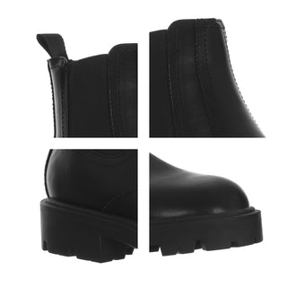 Botín NINE WEST Wnyullon3  Sintetico Color Negro