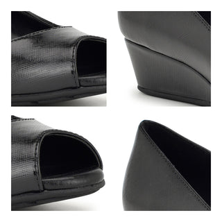 Sandalia de Tacon Corrido NINE WEST Wncoper3  Sintetico Color Negro