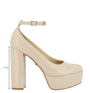 Zapatilla con Plataforma WESTIES Wealadino  Charol sintético Color Beige