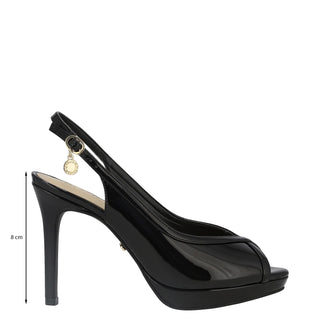 Zapatilla de Punta Abierta WESTIES Weelyon  Charol sintético Color Negro