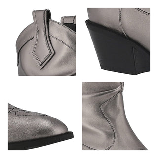 Bota con Tacon WESTIES Wefadwa  Sintetico Color Metalico