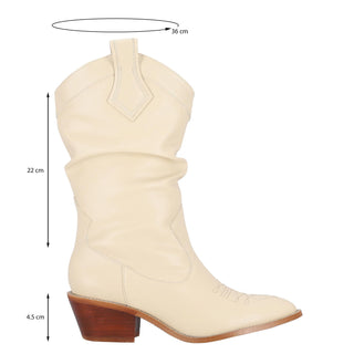 Bota con Tacon WESTIES Wefadwa  Sintetico Color Blanco