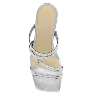 Zapato Destalonado WESTIES Wemalyk  Sintetico Color Metalico