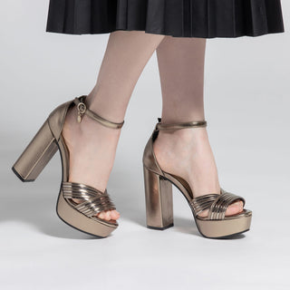 Sandalia WESTIES Wepriyanka2  Sintetico Color Metalico
