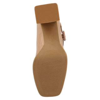 Zapatilla con Plataforma WESTIES Weclade  Charol sintético Color Beige