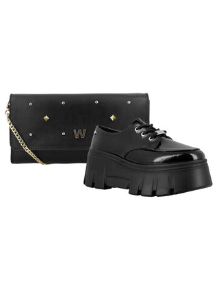 Mocasin WESTIES Set de regalo_we1  Sintetico Color Negro