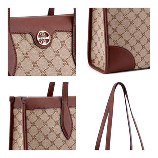 Bolsa Tote NINE WEST Ngj127223  Textil Color Cafe