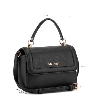 Bolsa Crossbody NINE WEST Ngm557678  Sintetico Color Negro