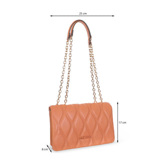Bolsa Crossbody NINE WEST Ngq133421  Sintetico Color Naranja
