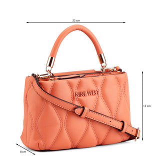 Bolsa de Mano NINE WEST Ngq133476  Sintetico Color Naranja