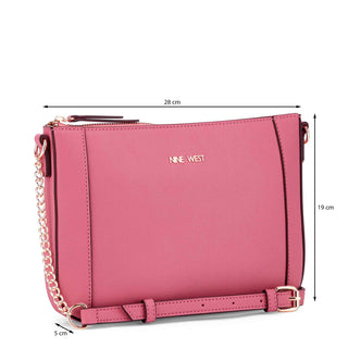 Bolsa Crossbody NINE WEST Ngm542213  Sintetico Color Rosa