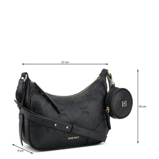 Bolsa Crossbody NINE WEST Noe108513  Sintetico Color Negro
