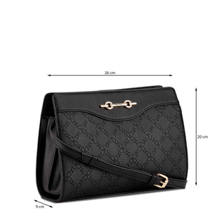 Bolsa Crossbody NINE WEST Nge556469  Sintetico Color Negro
