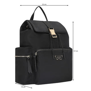 Mochila WESTIES Hbeyerucwe  Textil Color Negro
