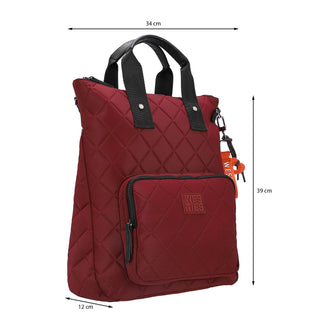 Mochila WESTIES Hbguzmaniawe  Textil Color Vino
