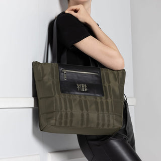 Bolsa Tote WESTIES Hbhuayate2we  Textil Color Verde