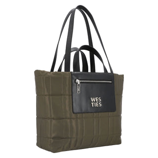 Bolsa Tote WESTIES Hbhuayate2we  Textil Color Verde