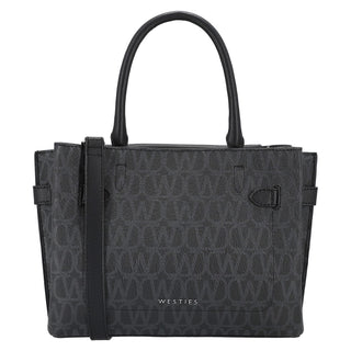 Bolsa de Mano WESTIES Hbkaminrswe  Sintetico mo Color Negro