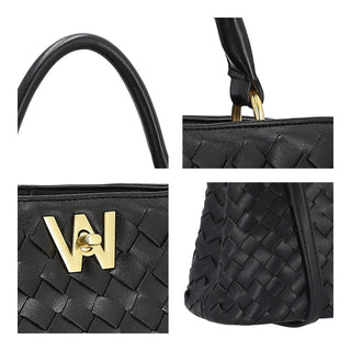 Bolsa de Mano WESTIES Hbaurianewe  Sintetico Color Negro