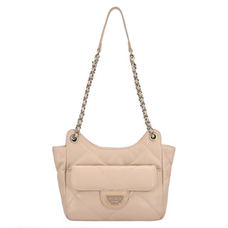 Bolsa Shoulder WESTIES Hbginevrawe  Sintetico Color Beige