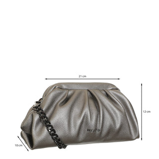 Bolsa Clutch WESTIES Hbgustafwe  Sintetico Color Metalico