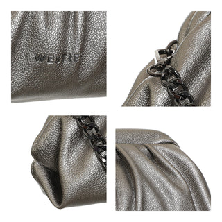 Bolsa Clutch WESTIES Hbgustafwe  Sintetico Color Metalico