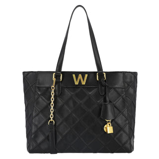 Bolsa Tote WESTIES Hbhathiwe  Sintetico Color Negro