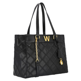 Bolsa Tote WESTIES Hbhathiwe  Sintetico Color Negro