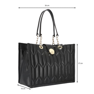 Bolsa Tote WESTIES Hbstellanwe  Sintetico Color Negro