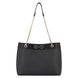 Bolsa Shoulder WESTIES Hbanaellewe  Sintetico Color Negro