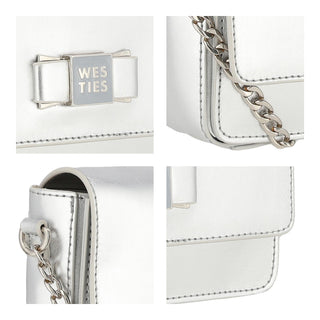 Bolsa Crossbody WESTIES Hbhortensewe  Sintetico Color Metalico