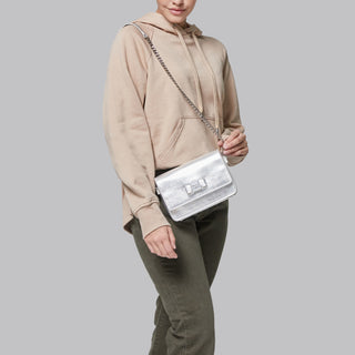 Bolsa Crossbody WESTIES Hbhortensewe  Sintetico Color Metalico