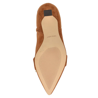 Botín con Tacón NINE WEST Wntrotte  Gamuza Color Cafe