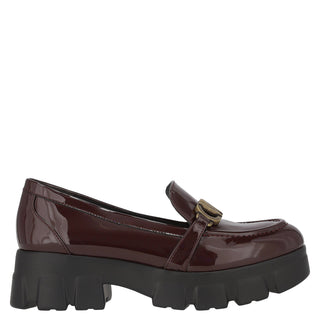 Mocasin WESTIES Wemarata  Charol sintético Color Vino