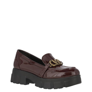 Mocasin WESTIES Wemarata  Charol sintético Color Vino