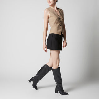 Bota con Tacon WESTIES Weoblak  Sintetico Color Negro