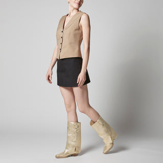 Bota con Tacon WESTIES Wetsuchi  Sintetico Color Metalico