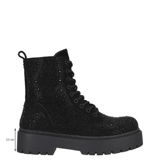 Botín WESTIES Weuruz  Gamuza textil Color Negro