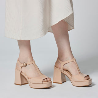 Sandalia WESTIES Wehuali2  Charol sintético Color Beige