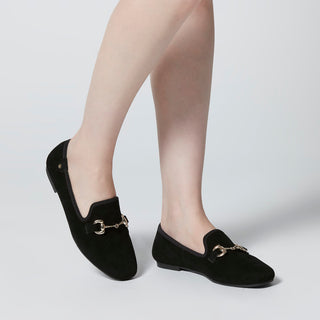 Mocasin WESTIES Wedybala  Gamuza Color Negro