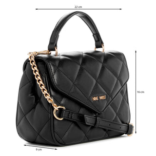 Bolsa Crossbody NINE WEST Ngq512320  Sintetico Color Negro