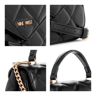 Bolsa Crossbody NINE WEST Ngq512320  Sintetico Color Negro