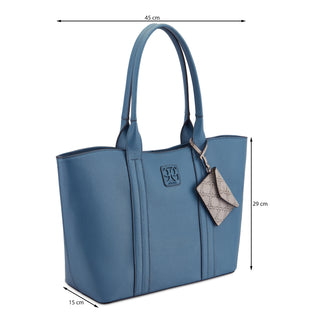 Bolsa Tote NINE WEST Nyp515724  Sintetico Color Azul