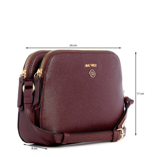 Bolsa Crossbody NINE WEST Ngx514469  Sintetico Color Vino