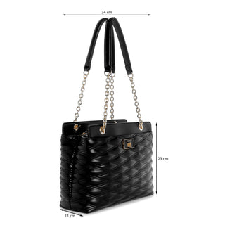 Bolsa Shoulder NINE WEST Ngq140809  Sintetico Color Negro