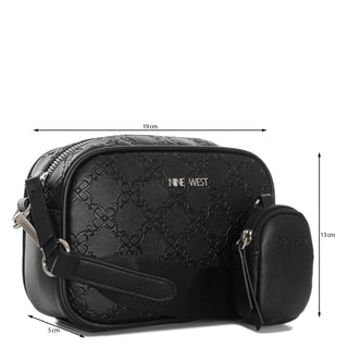 Bolsa Crossbody NINE WEST Nd5256203  Sintetico Color Negro
