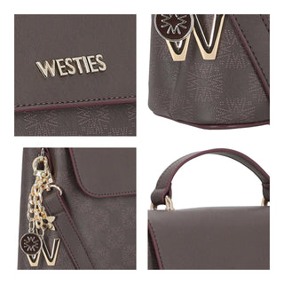 Bolsa Crossbody WESTIES Hbganishka2we  Sintetico mo Color Cafe