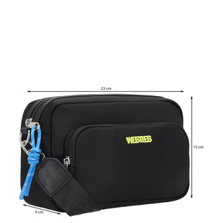 Bolsa Crossbody WESTIES Hbjeanloupwe Blumarine Textil Color Negro