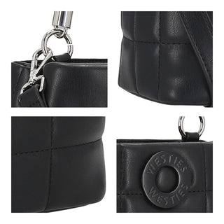Bolsa Crossbody WESTIES Hbpalaniwe  Sintetico Color Negro