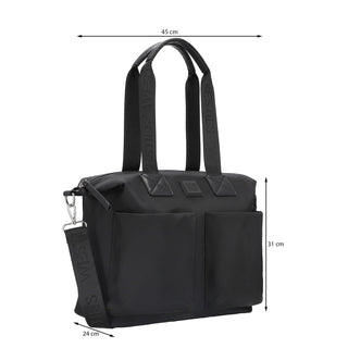 Bolsa Tote WESTIES Hbhidayuwe Mesem Textil Color Negro